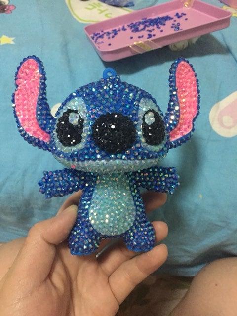 11cm high DIY Stitch Keychain  (with glue tools)