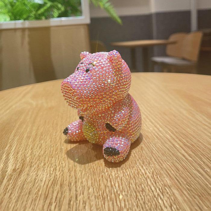11cm high small piggy (with glue tools)