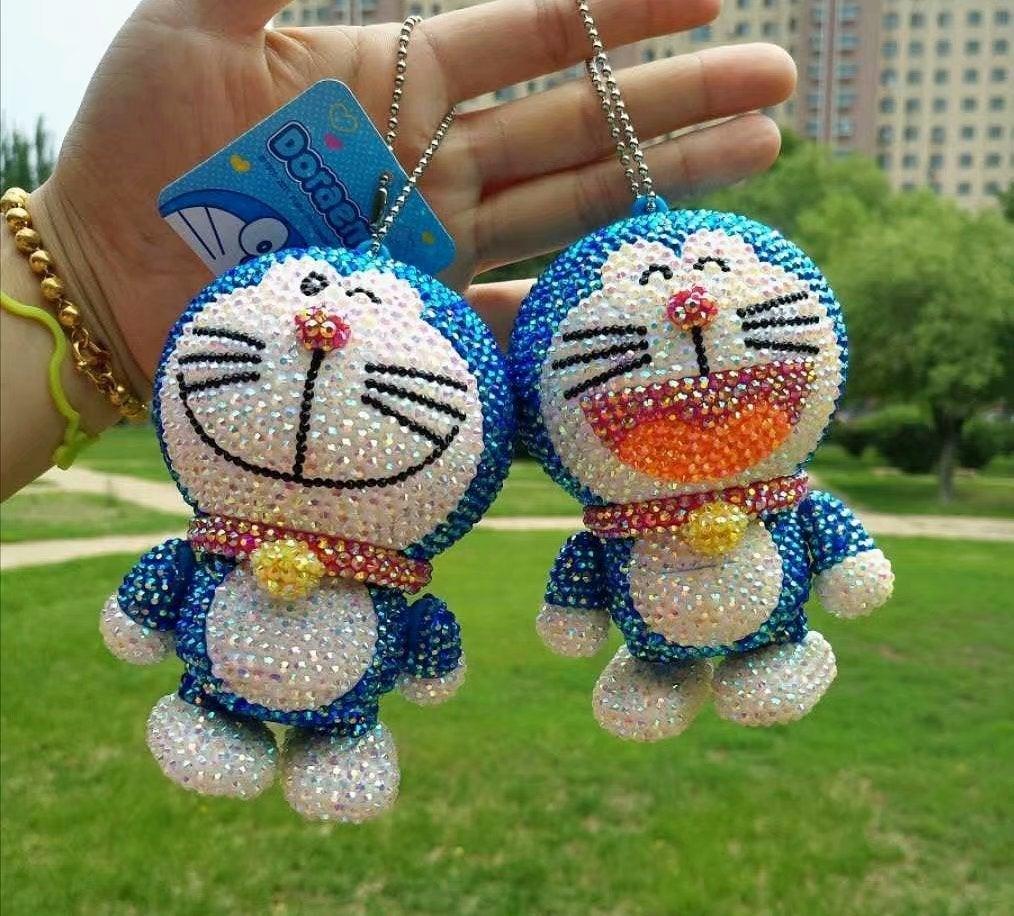 13cm high DIY Doraemon Keychain  (with glue tools)
