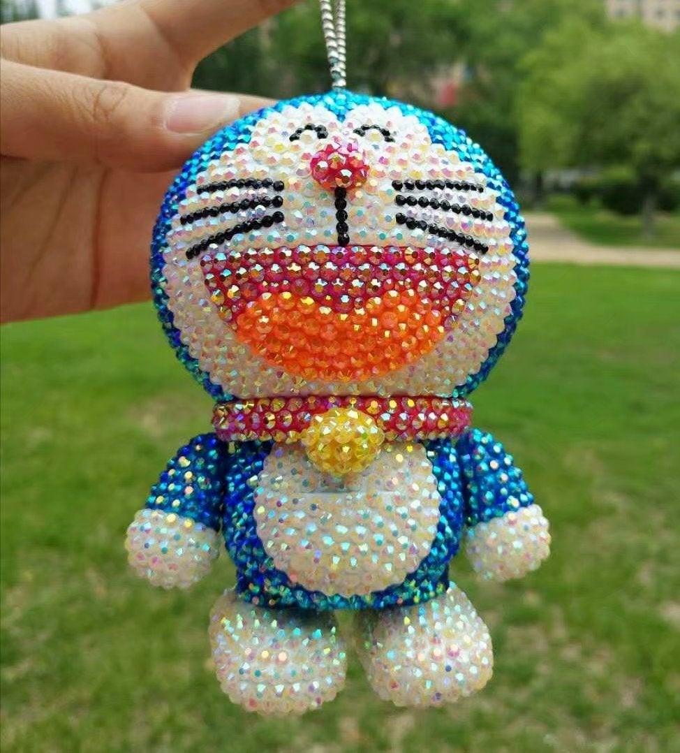 13cm high DIY Doraemon Keychain  (with glue tools)