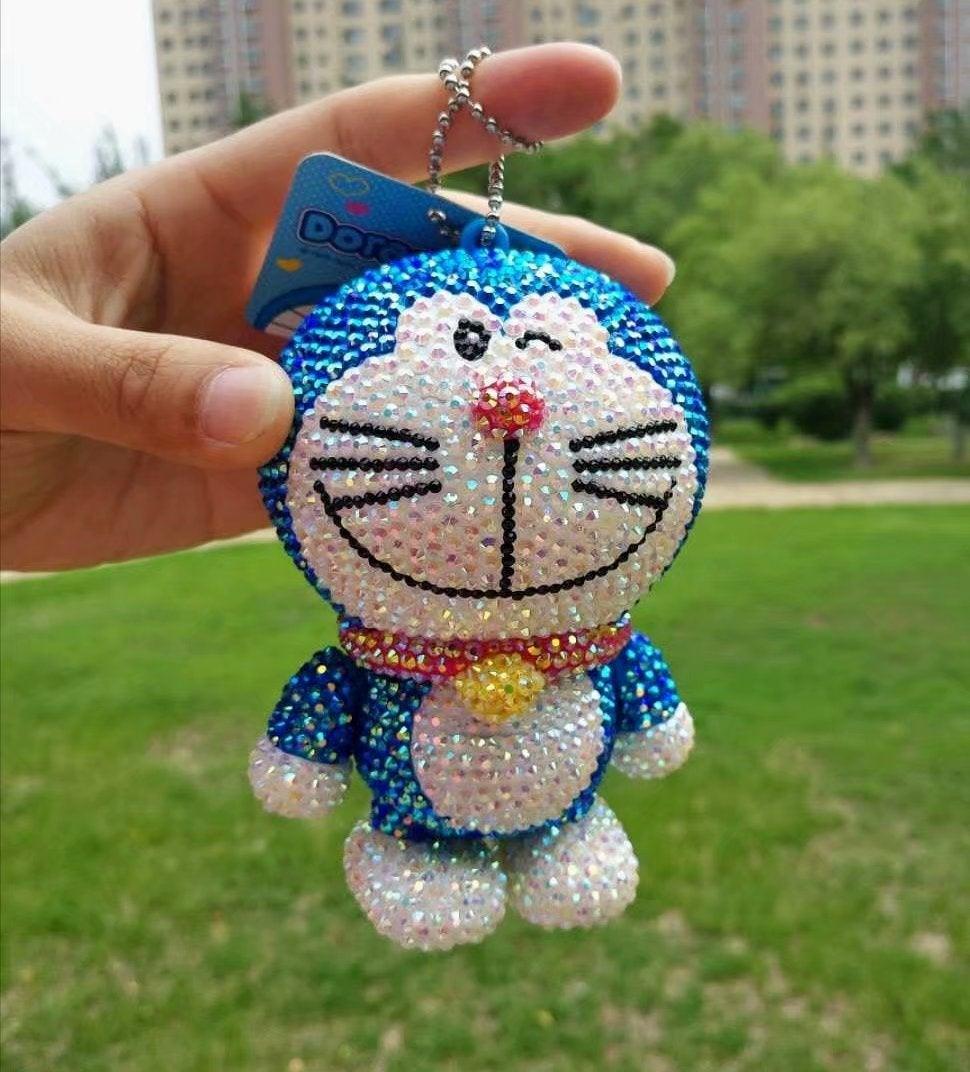 13cm high DIY Doraemon Keychain  (with glue tools)
