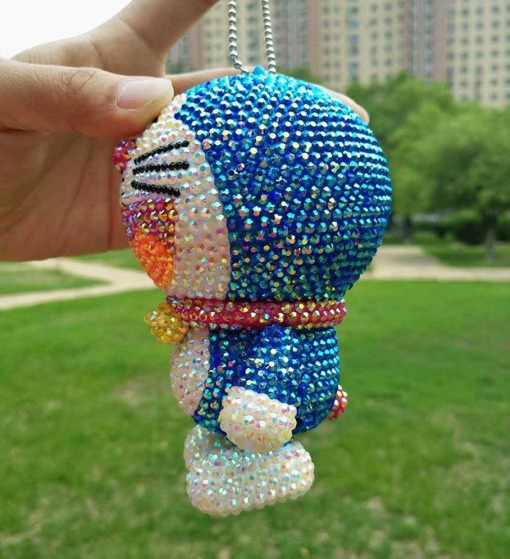 13cm high DIY Doraemon Keychain  (with glue tools)