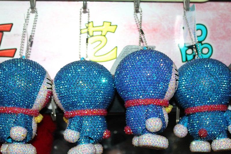 13cm high DIY Doraemon Keychain  (with glue tools)