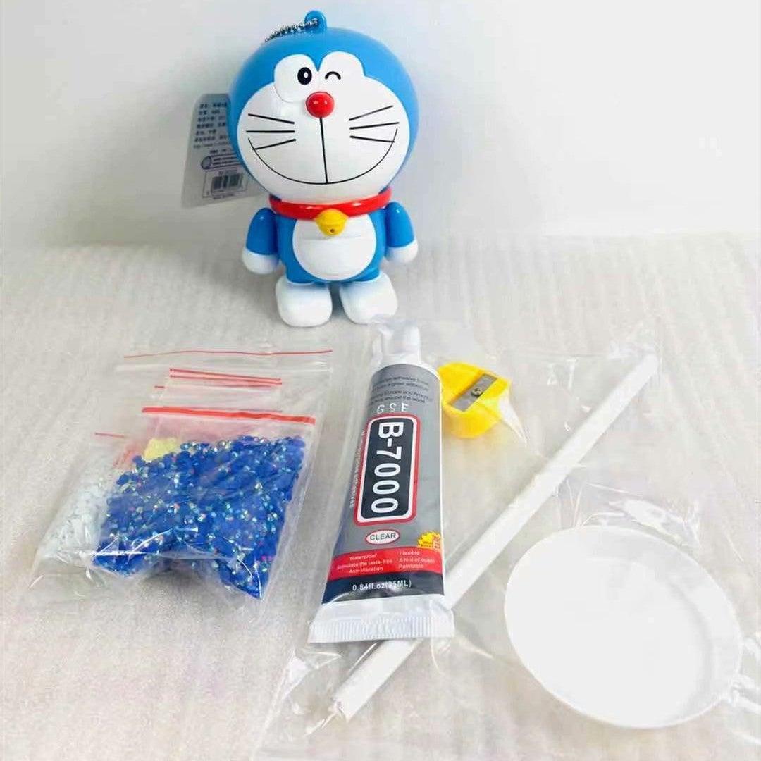 13cm high DIY Doraemon Keychain  (with glue tools)