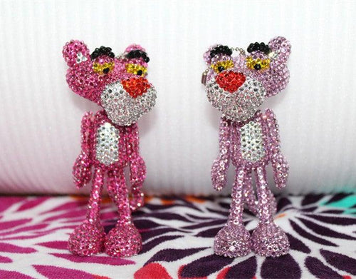13cm high DIY The Pink Panther Keychain  (with glue tools)