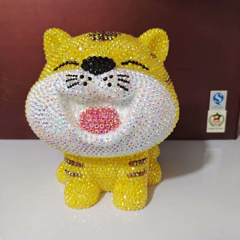 16cm DIY Cute tiger (with glue tools)